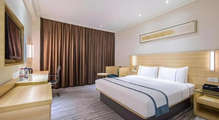 Bed in City Comfort Inn Wuhan University Guangbutun Metro Station