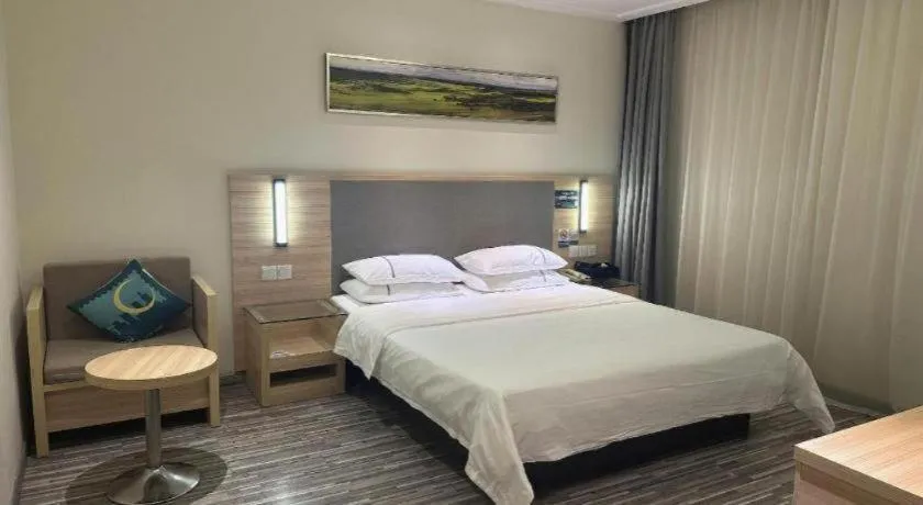 Bed in City Comfort Inn Wuhan University Guangbutun Metro Station