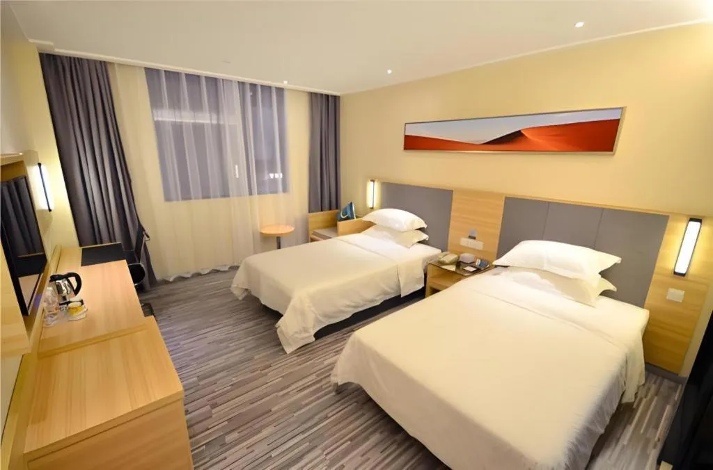 Bed in City Comfort Inn Wuhan University Guangbutun Metro Station