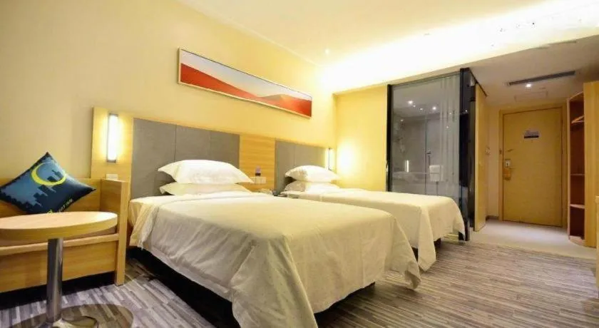 Bed in City Comfort Inn Wuhan University Guangbutun Metro Station