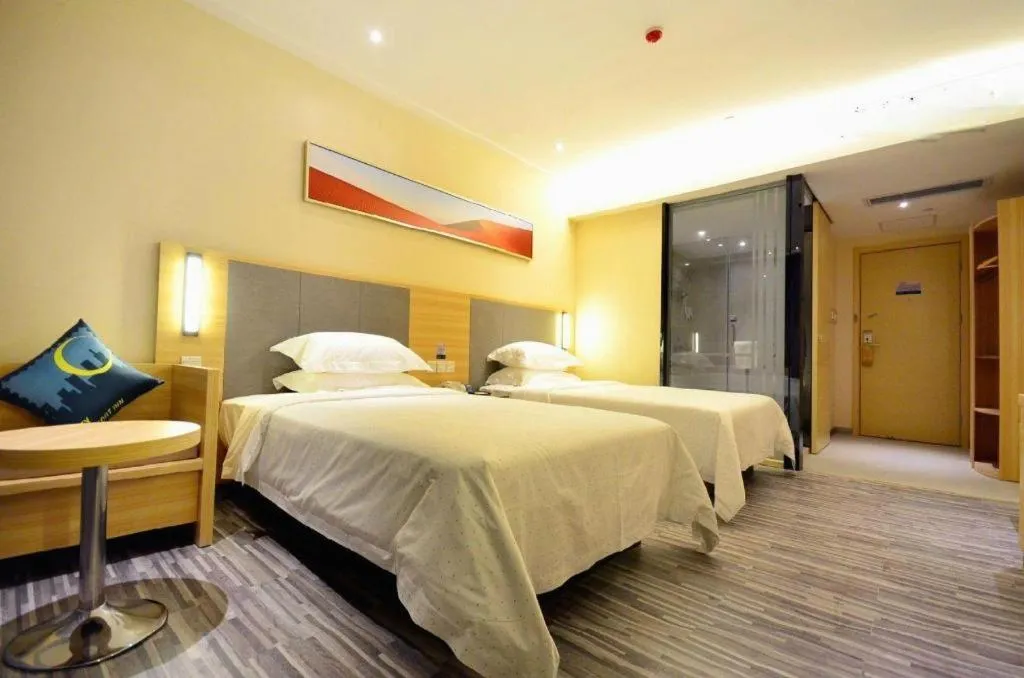 Bed in City Comfort Inn Wuhan University Guangbutun Metro Station