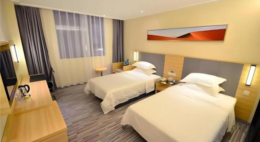 Bed in City Comfort Inn Wuhan University Guangbutun Metro Station