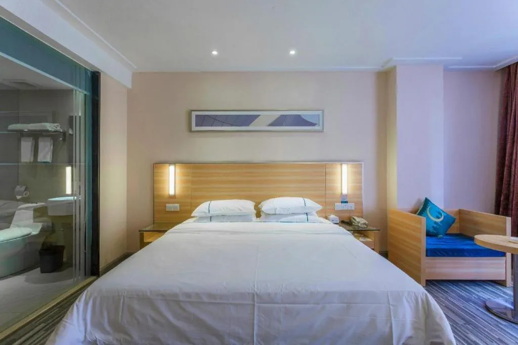 Bed in City Comfort Inn Wuhan University Guangbutun Metro Station