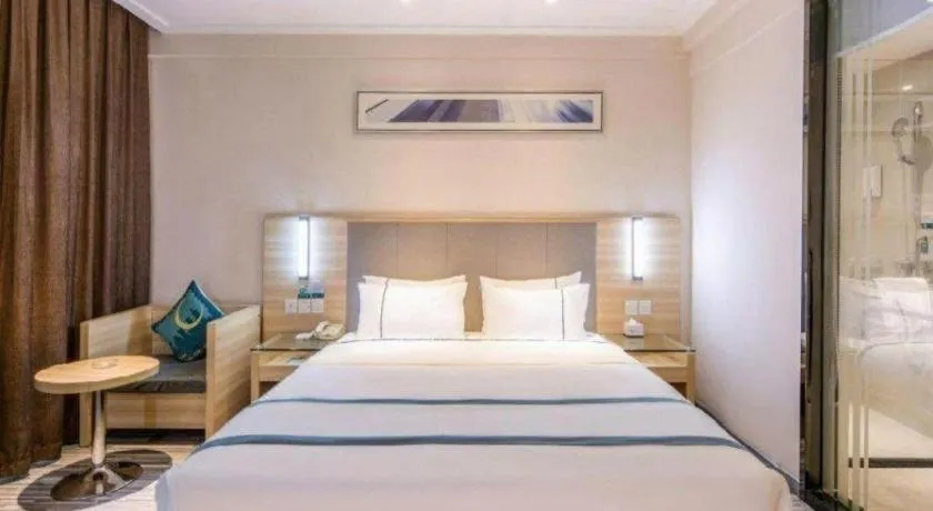 Bed in City Comfort Inn Wuhan University Guangbutun Metro Station