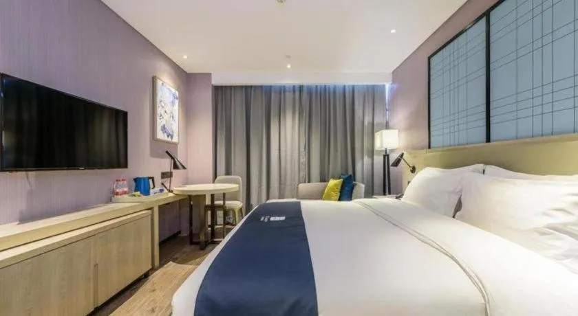 Bed in Echarm Hotel Nanning Baisha Avenue Tingjiang Interchange BBK