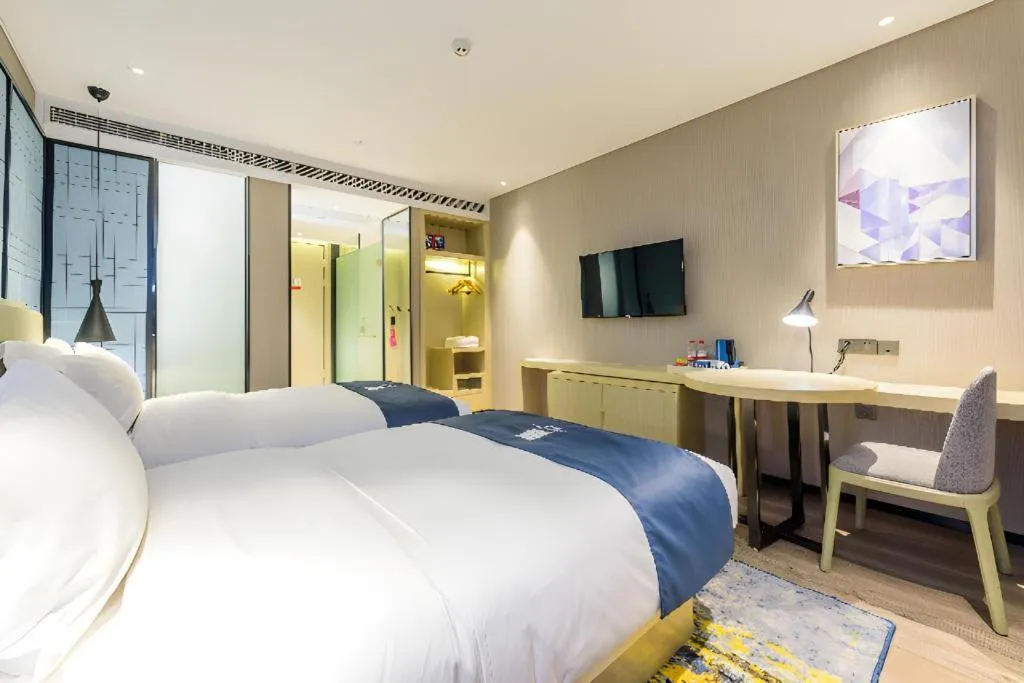 Bed in Echarm Hotel Nanning Baisha Avenue Tingjiang Interchange BBK