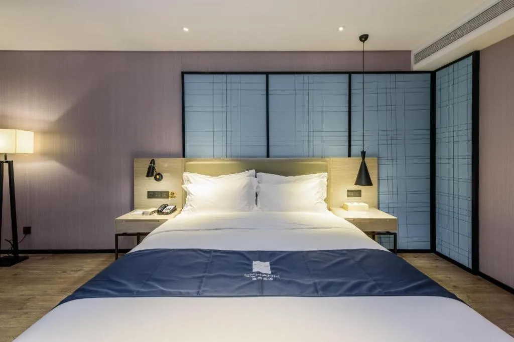 Bed in Echarm Hotel Nanning Baisha Avenue Tingjiang Interchange BBK
