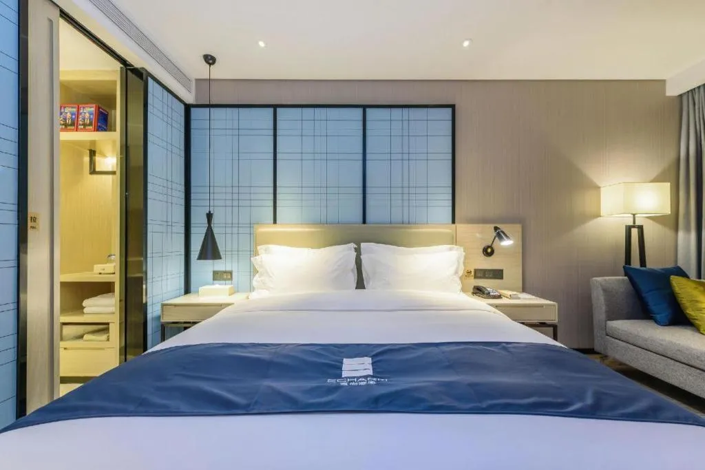 Bed in Echarm Hotel Nanning Baisha Avenue Tingjiang Interchange BBK