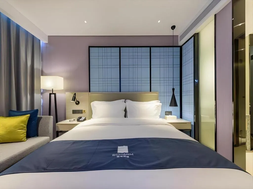 Bed in Echarm Hotel Nanning Baisha Avenue Tingjiang Interchange BBK