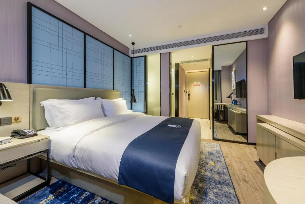 Bed in Echarm Hotel Nanning Baisha Avenue Tingjiang Interchange BBK