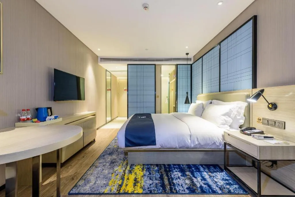 Bed in Echarm Hotel Nanning Baisha Avenue Tingjiang Interchange BBK