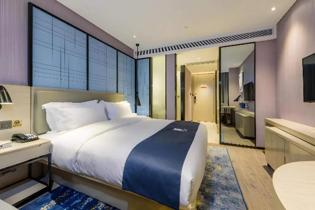Bed in Echarm Hotel Nanning Baisha Avenue Tingjiang Interchange BBK