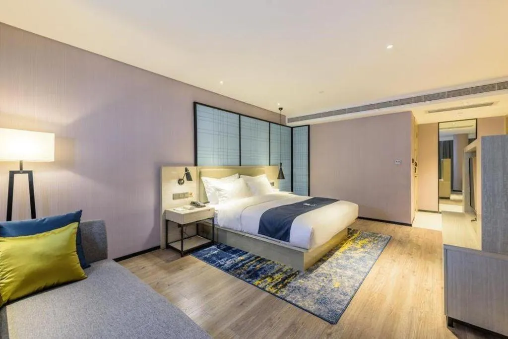 Bed in Echarm Hotel Nanning Baisha Avenue Tingjiang Interchange BBK