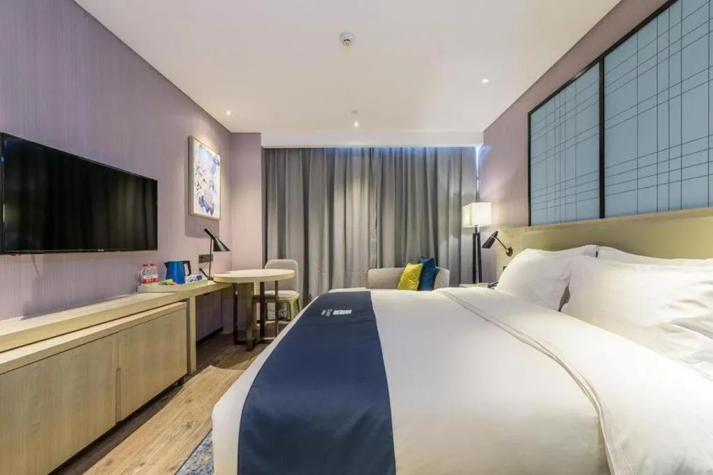 Bed in Echarm Hotel Nanning Baisha Avenue Tingjiang Interchange BBK