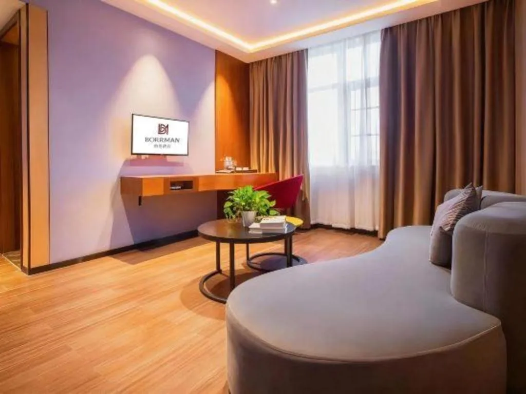 Borrman Hotel Zhongxiang Railway Station Mochou Village