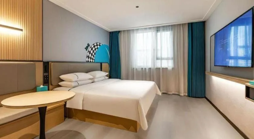 Bed in City Comfort Inn Wuhan Pangxiejia Metro Station