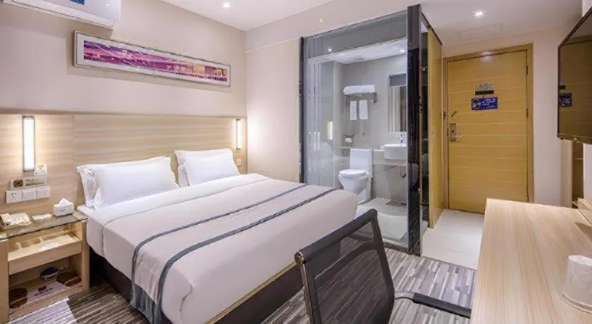 Bed in JTOUR Inn Wuzhou Arcade City Sanzongfu
