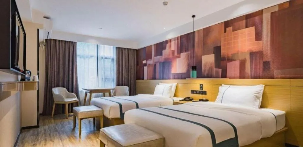 Bed in City Comfort Inn Guangzhou Liwan Zengjiao Jushu Metro Station