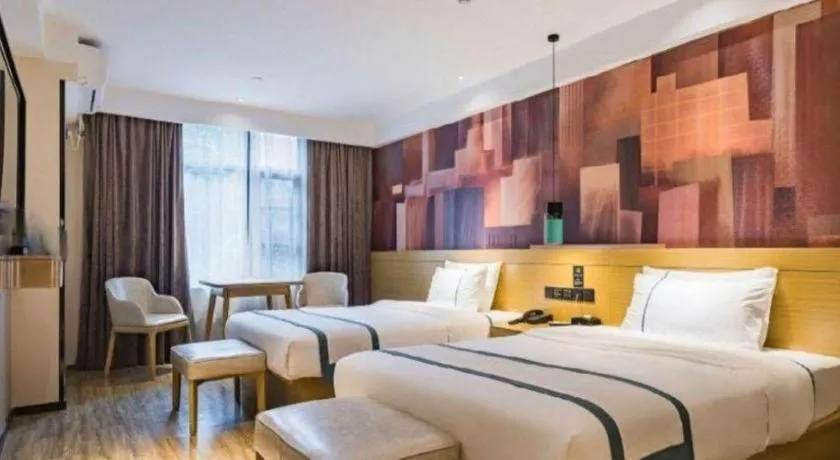 Bed in City Comfort Inn Guangzhou Liwan Zengjiao Jushu Metro Station