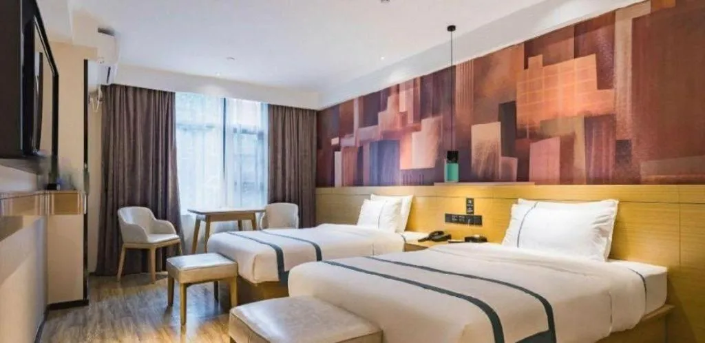 Bed in City Comfort Inn Guangzhou Liwan Zengjiao Jushu Metro Station