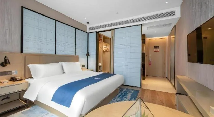 Bed in Echarm Hotel Binzhou Boxing Yinzuo