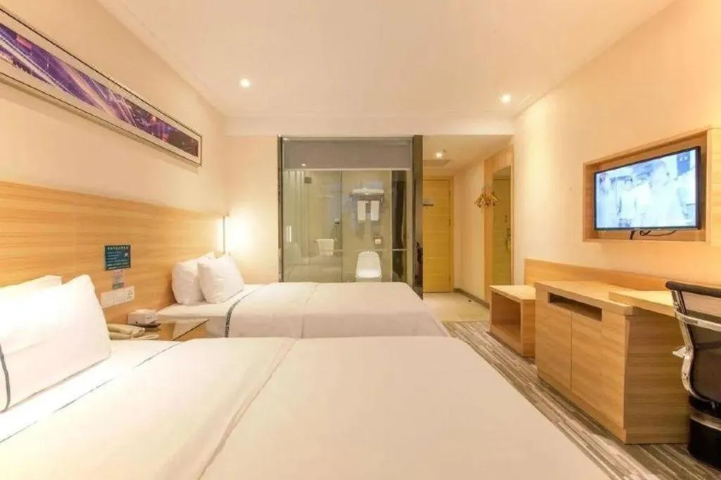 Bed in City Comfort Inn Wuhan Wuchang Railway Station East Square