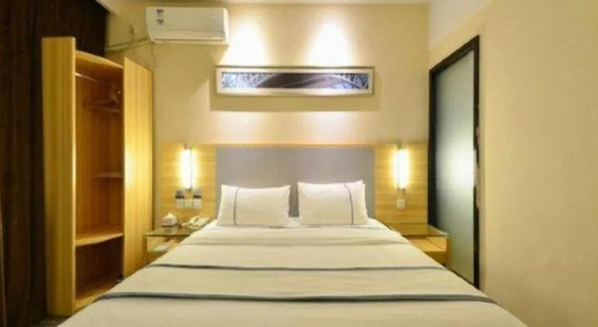 Bed in City Comfort Inn Wuhan Wuchang Railway Station East Square