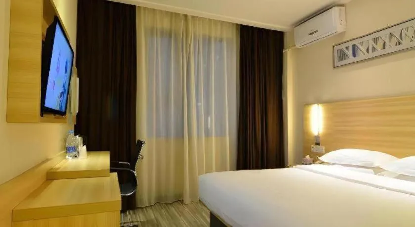 Bed in City Comfort Inn Wuhan Wuchang Railway Station East Square