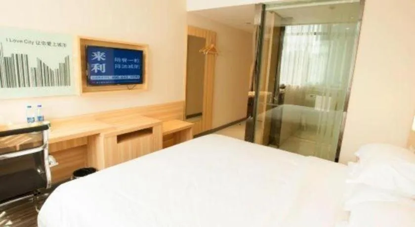 Bed in City Comfort Inn Wuhan Wuchang Railway Station East Square