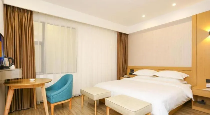 Bed in City Comfort Inn Guangzhou Jiahe Wanggang Metro Station Police Academy Changhong