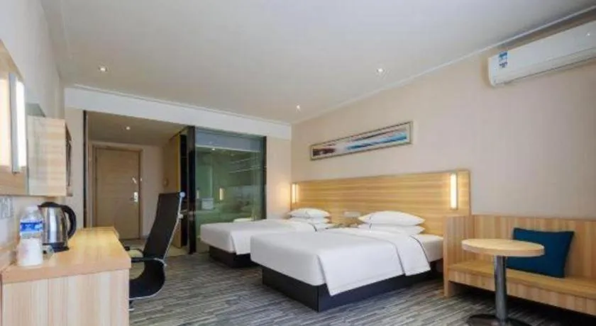 Bed in City Comfort Inn Wuhan Hongshan District Baishazhou Huangjiahu University Town