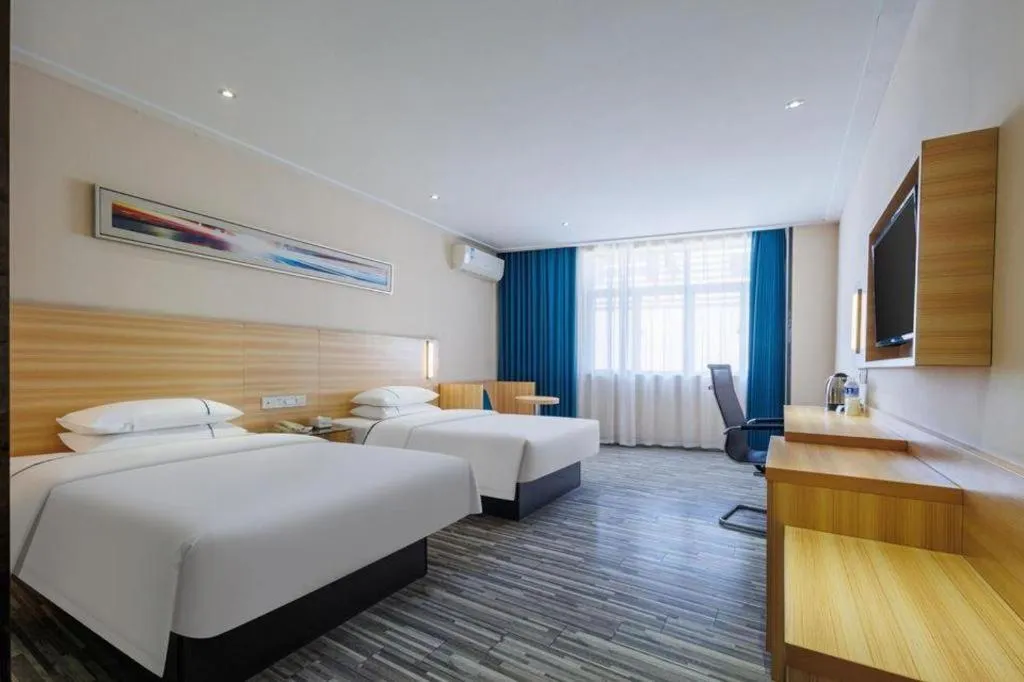 Bed in City Comfort Inn Wuhan Hongshan District Baishazhou Huangjiahu University Town