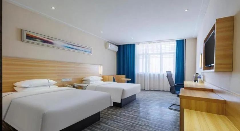 Bed in City Comfort Inn Wuhan Hongshan District Baishazhou Huangjiahu University Town