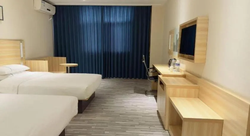 Bed in City Comfort Inn Wuhan Hongshan District Baishazhou Huangjiahu University Town