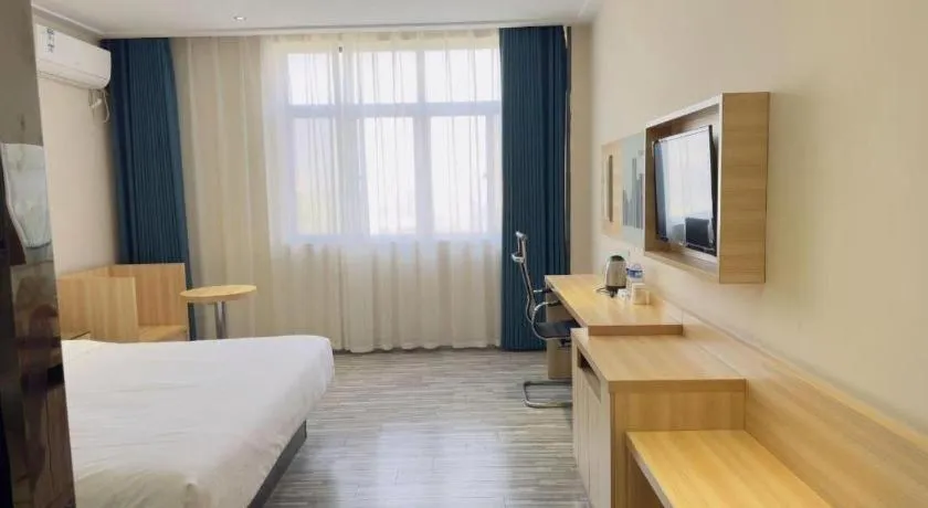 Bed in City Comfort Inn Wuhan Hongshan District Baishazhou Huangjiahu University Town