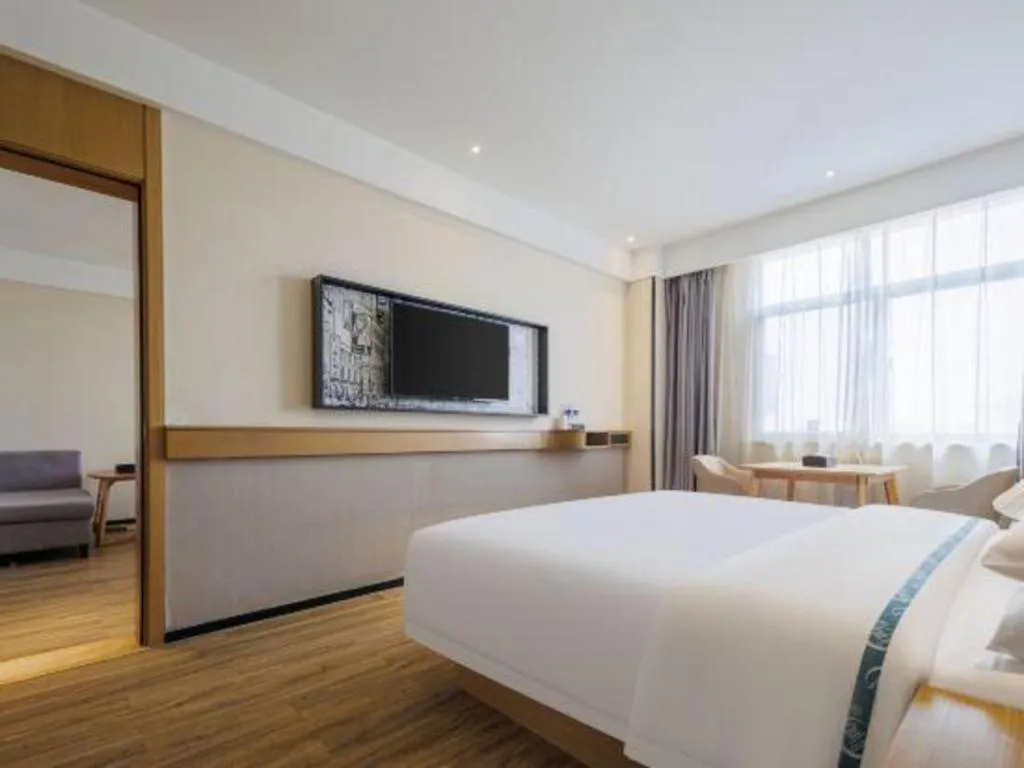 Bed in City Comfort Inn Wuhan Hongshan District Baishazhou Huangjiahu University Town