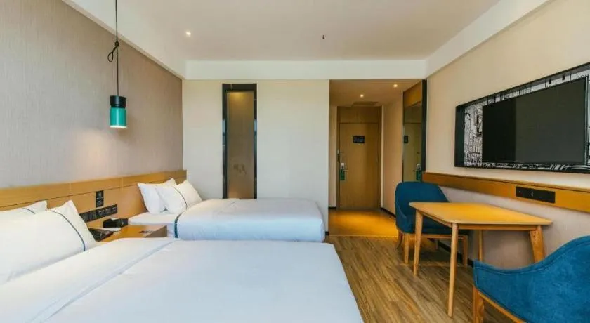 Bed in City Comfort Inn Wuhan Hongshan District Baishazhou Huangjiahu University Town