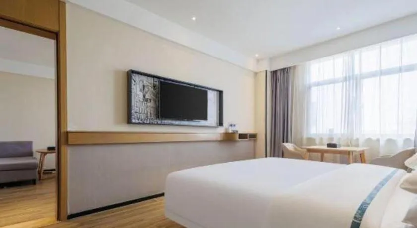 Bed in City Comfort Inn Wuhan Hongshan District Baishazhou Huangjiahu University Town