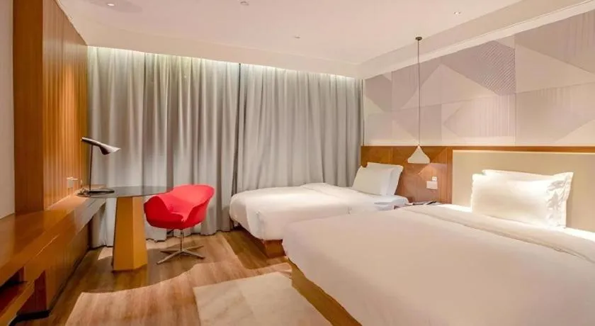 Bed in Borrman Hotel Nanning Beihu Bei Road Metro Station