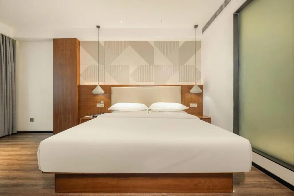 Bed in Borrman Hotel Nanning Beihu Bei Road Metro Station