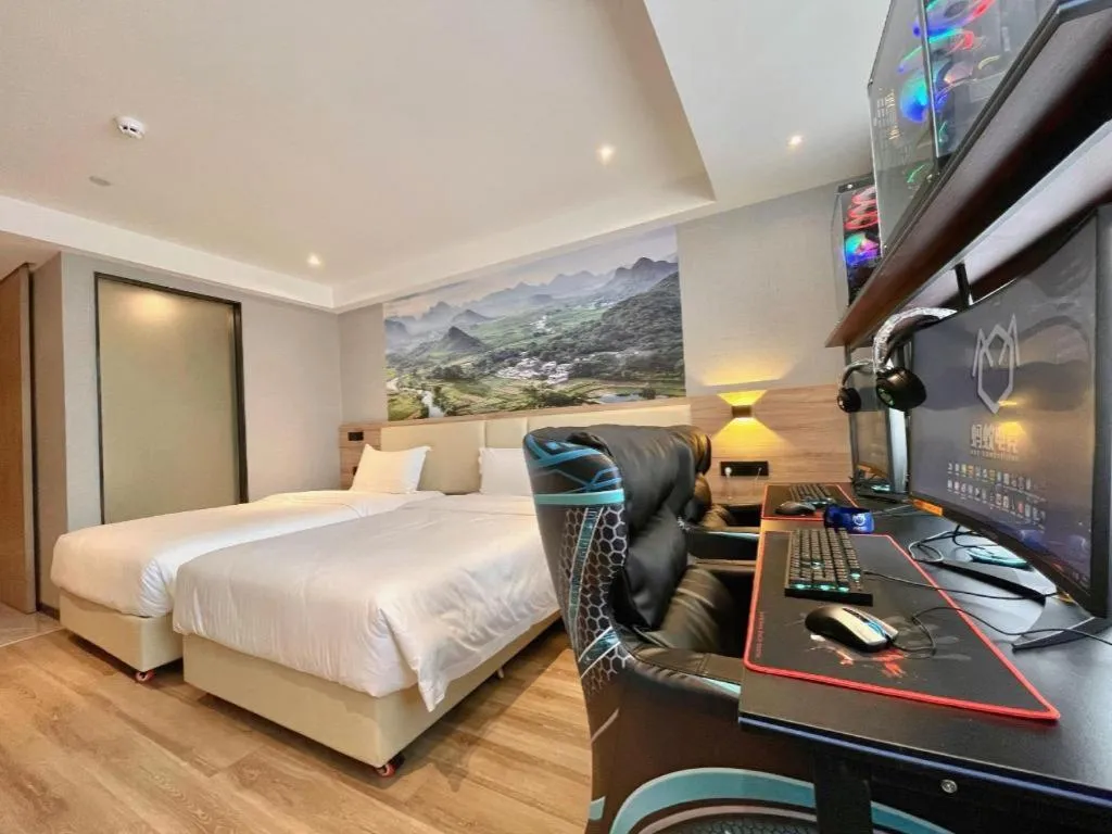 Bed in Borrman Hotel Nanning Beihu Bei Road Metro Station