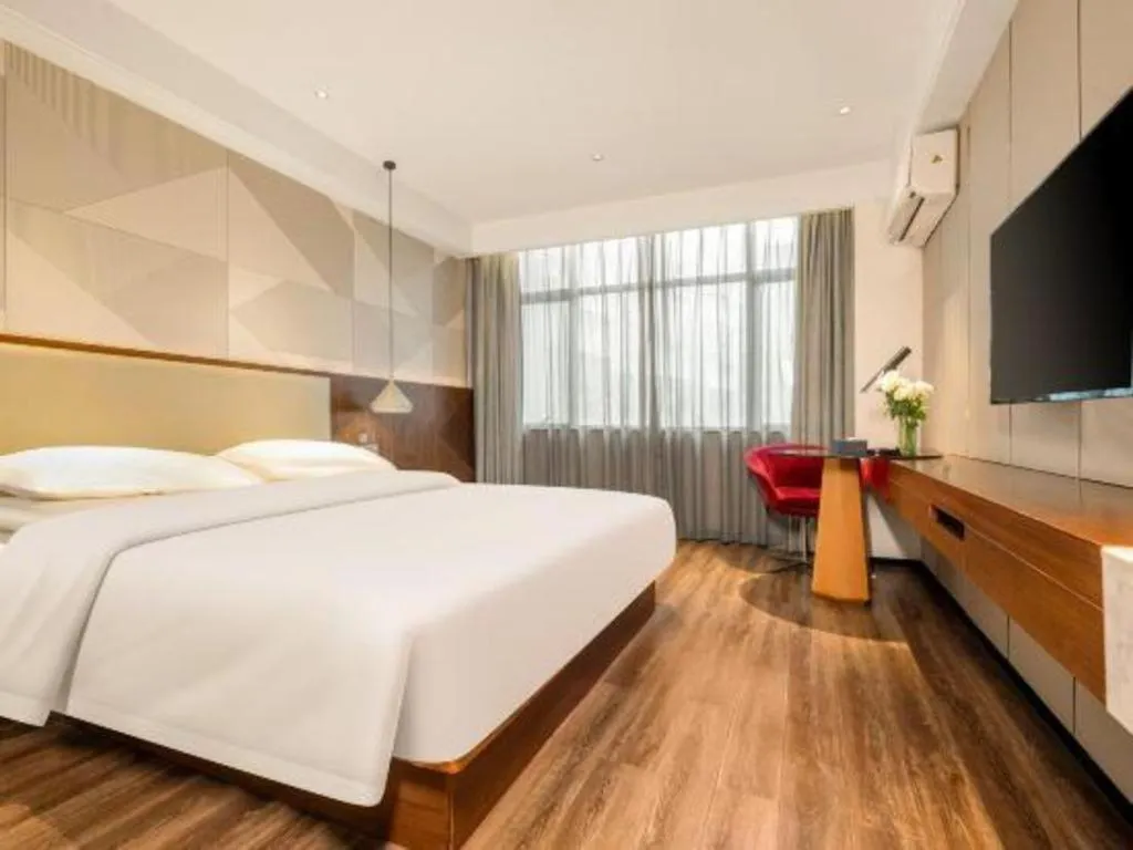 Bed in Borrman Hotel Nanning Beihu Bei Road Metro Station