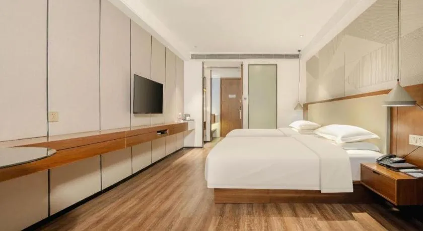 Bed in Borrman Hotel Nanning Beihu Bei Road Metro Station