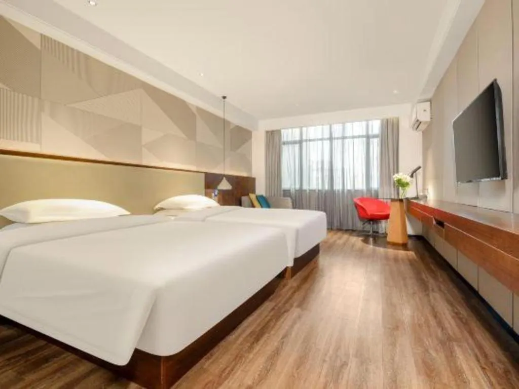 Bed in Borrman Hotel Nanning Beihu Bei Road Metro Station