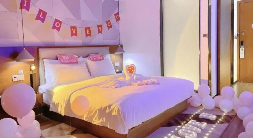 Bed in Borrman Hotel Nanning Beihu Bei Road Metro Station