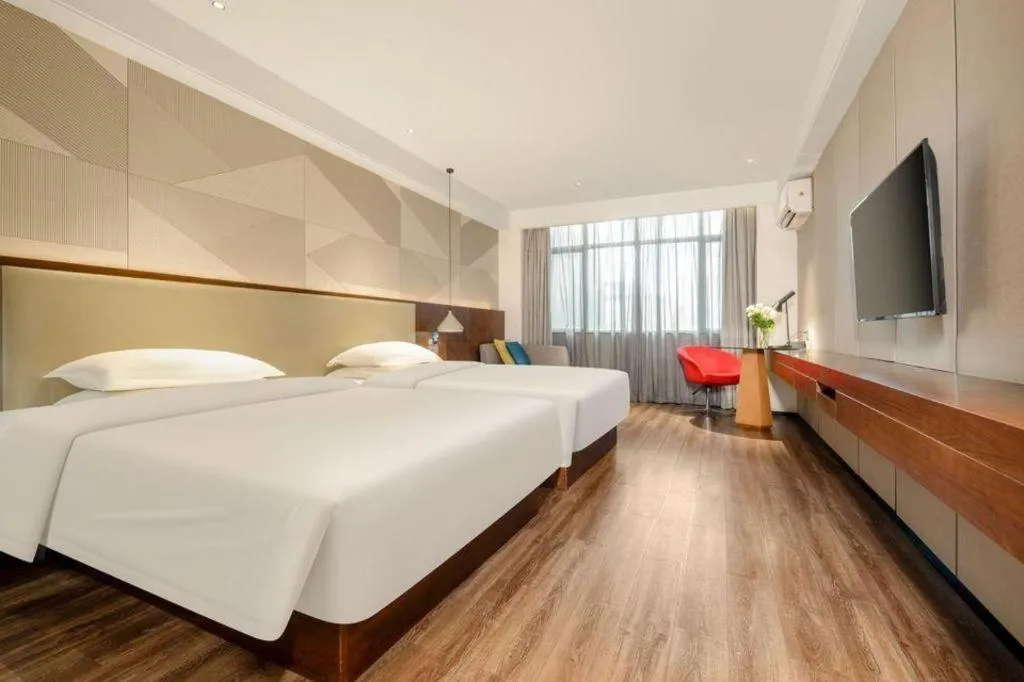 Bed in Borrman Hotel Nanning Beihu Bei Road Metro Station