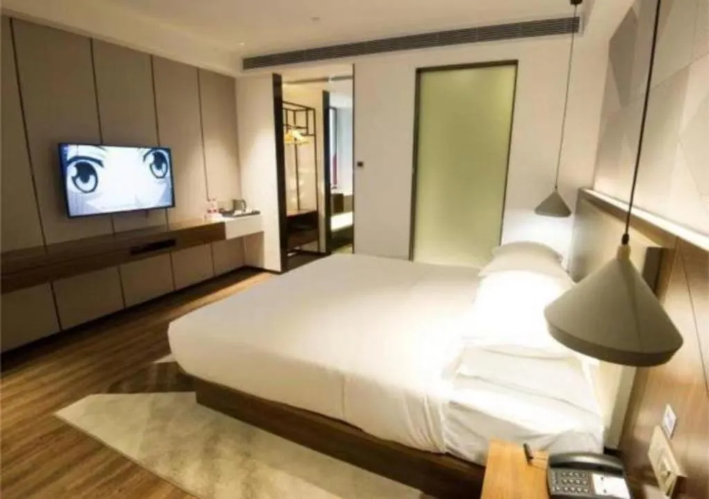 Bed in Borrman Hotel Nanning Beihu Bei Road Metro Station