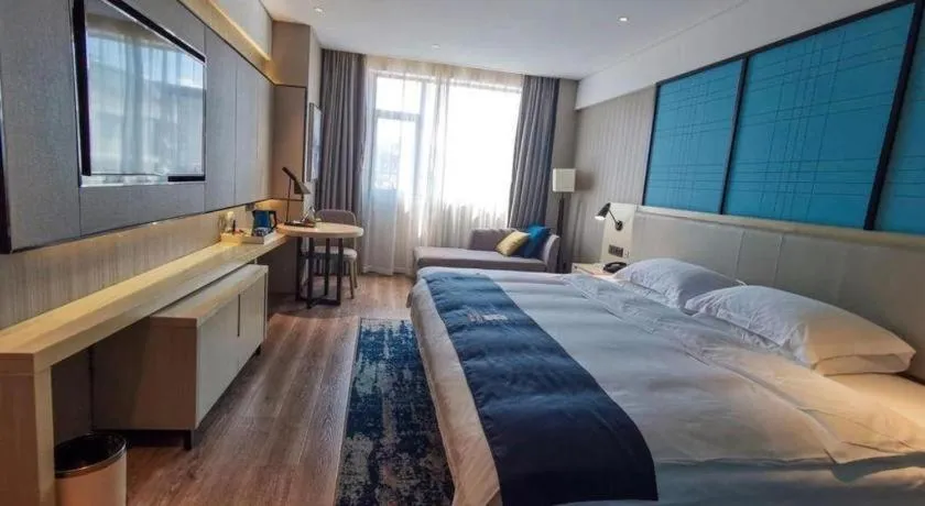 Bed in Echarm Hotel Guilin Zhongshan Zhong Road Liangjiang Sihu