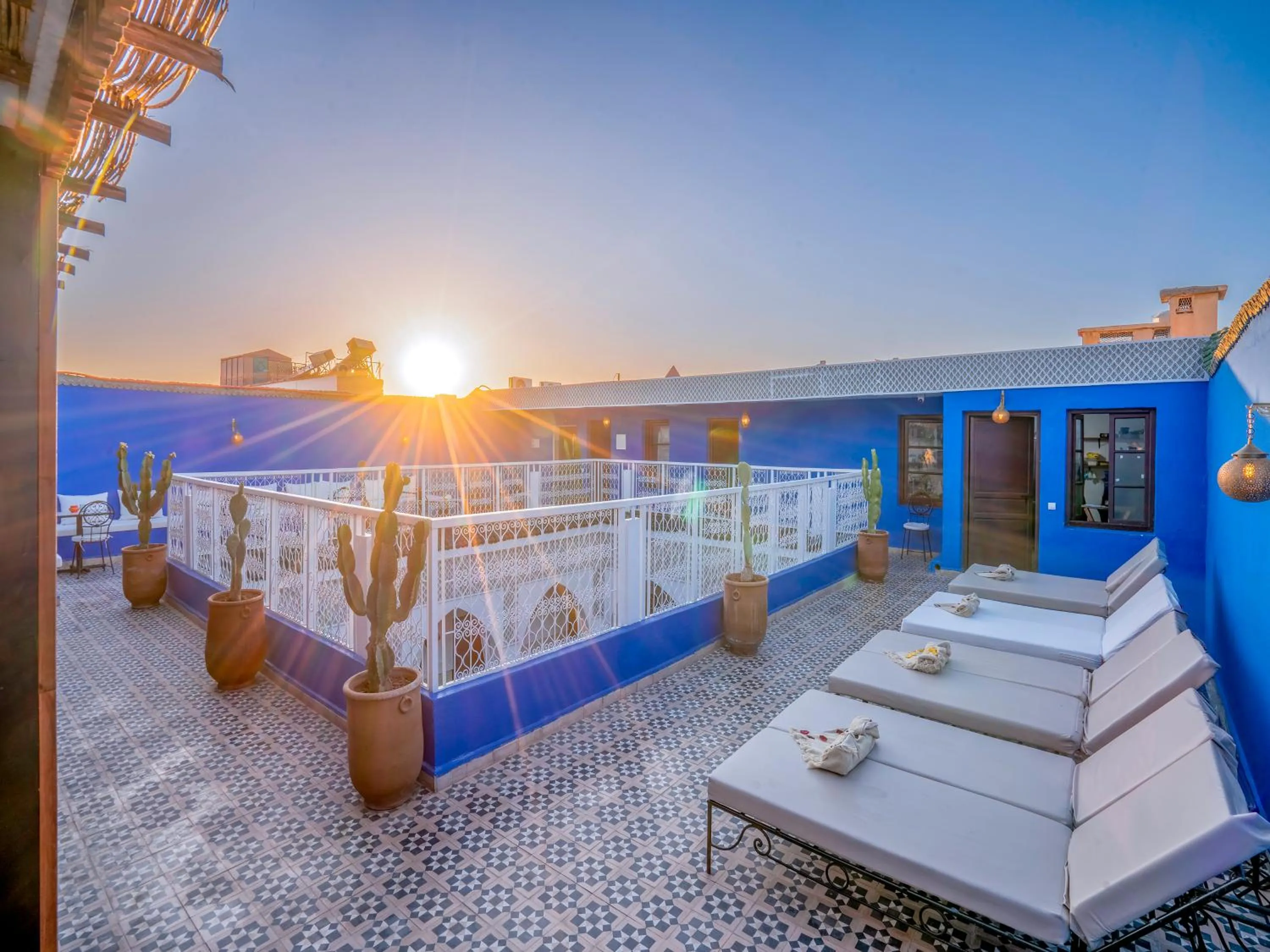 Balcony/Terrace in Riad Nuits D'orient Boutique Hotel & SPA