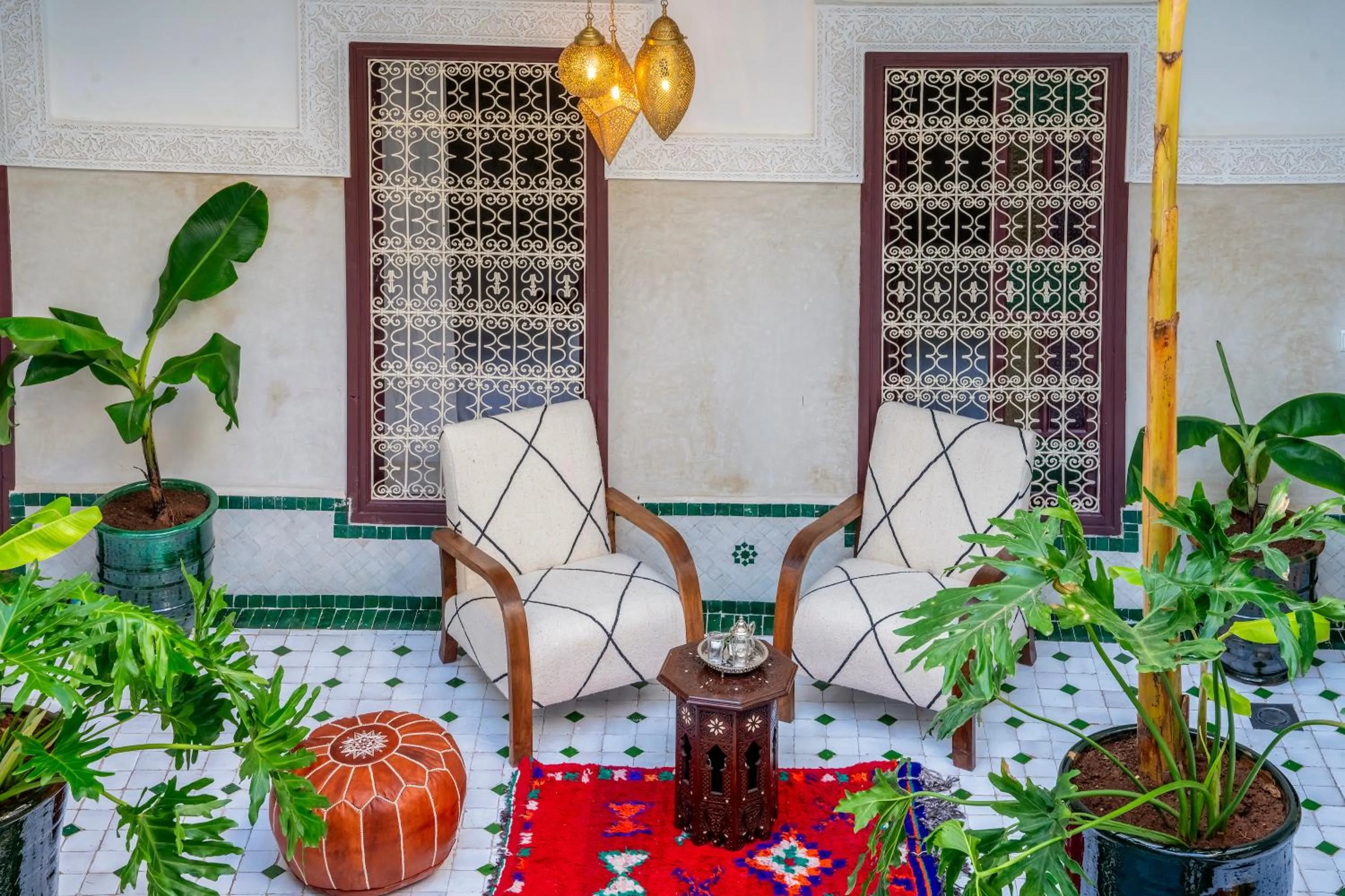 Seating area in Riad Nuits D'orient Boutique Hotel & SPA